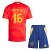 Camisola + Calções Espanha Rodrigo 16 Criança Equipamento 1ª Euro 2024